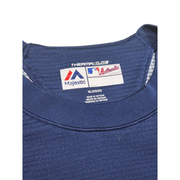 Majestic MLB Minnesota Twins Pullover Shirt Mens XL Long Sleeve Thermabase - Picture 11 of 12